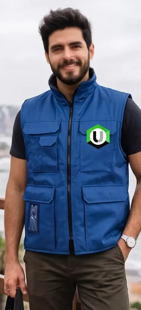 Chalecos tipo reportero para Empresas en Gamarra